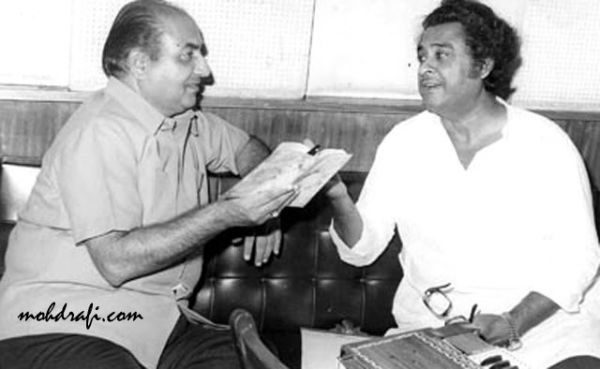 Mohd Rafi with Kishore Kumar