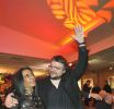 Mexican director Guillermo Del Toro gestures with Deepa Mehta high1936807.jpg