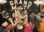 Bruna Abdullah, Riteish and Sonalee Kulkarni in still from the movie Grand Masti.jpg