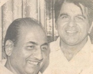 Mohd Rafi with Dilip Kumar