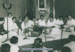 Mohd Rafi with Mukesh, Talat Mohd and others