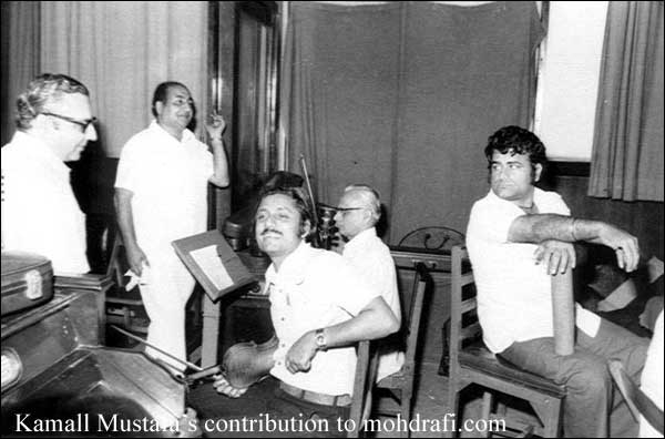 Mohd Rafi Sahab in an recording