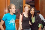 Launch party of TV Serial Jurm-Ke Baad - Mr. Kani from Swtzerland, Sara from Brazil with friend Tasha.jpg