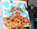 Abhishek Bachchan paints for Khushi at the Hlton Hotel - Abhishek Bachchan - 23.jpg