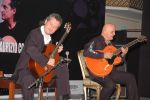 Maurizio Colonna & Frank Gambale setting fire on stage at the jazz concert in capital.jpg