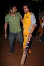 Babul Supriyo, Shaan at the Cricket match for the music industry in the playground of Ritumbara College on Jan 30th 2008 (13).jpg