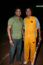 Babul Supriyo, Shaan at the Cricket match for the music industry in the playground of Ritumbara College on Jan 30th 2008 (16).jpg