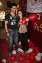 Aamir Ali and Sanjeeda spend their valentine with orphan kids of Muskan orphanage on Feb 13th 2008 (12).jpg