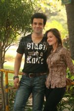 Aamir Ali and Sanjeeda spend their valentine with orphan kids of Muskan orphanage on Feb 13th 2008 (17).jpg