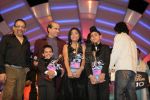 Anamika Chaudhary, Rohanpreet Singh, Tanmay Chaturvedi, Suresh Wadkar, Sonu Nigam at the finals of Lil Champs on 1st March 2008 (78).jpg