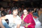 Sonu Nigam with wife Madhurima at Hema Malini_s performance at Vasatotsav in Ajivasan Hall, Juhu, Mumbai on March 7, 2008 (2).jpg