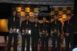 Akash Chopra,Ishant Sharma, Murali Kartik, Shahrukh Khan,Lalit Modi,Saurav Ganguly at launch of Kolkata Knight Riders in Taj Lands End on 13 March 2008 (42).jpg