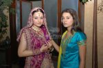 Aneesha Kapoor,Muskaan Mehani at the location of Dahej Serial on 9Xon March 13th 2008(2).jpg