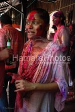 Pallavi Joshi at Shabana Azmi_s holi bash at Her residence on March 22nd 2008.jpg