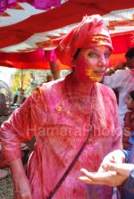 Shabana Azmi at Shabana Azmi_s holi bash at Her residence on March 22nd 2008 (3).jpg