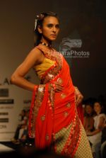 Model walks on the Ramp for Abhishek Dutta and Nikasha Tawadey in Lakme India Fashion Week on March 31th 2008(20).jpg