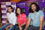 Sheetal Menon, Dino Morea,Milind Soman at Bharam star cast in Fame, Malad on April 3rd 2008(6).jpg