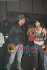Rohit Roy with Jasveer Kaur  at Sansui Awards success bash in The Club on April 7th 2008 (82).jpg