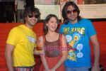 Vatsal Sheth, Isha Sharwani, Karan Khanna at U Me Aur Hum special screening in Cinemax on April 9th 2008 (2).jpg