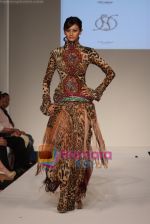 Model showcasing Nili Zahar_s Luxurious line of designer collection at Dubai Fashion Week on April 11th 2008 (17).JPG