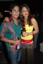 Gaurav Gera with Himashi at Budweiser bash in Aurus on April 12th 2008 (2).jpg