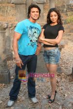 Sahil Khan and Tanushree Dutta on the sets of Movie Rama - The Saviour in Filmcity Studio, Goregaon, Mumbai on April 25th 2008 (12).jpg