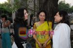 Simon Ahuja, Saba Ali with a guest at the launch of Openspace, The Jindal Foundation for Development.jpg