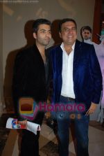 Karan Johar with Boman Irani at Love Story 2050 music launch in JW Marriott on May 28th 2008(2).JPG