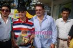 Mashhoor Amrohi, Prem Chopra, Ajit Khan at the Radio One event with stars of Hum Sey Hai Jahaan in Hokey Pokey on June 3rd 2008(21).jpg
