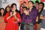 Farah Khan, Shreyas Talpade at the Music Launch of Marathi film Sanai Chaughade in Cinemax on June 5th 2008(13).JPG