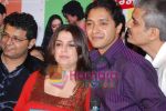 Farah Khan, Shreyas Talpade at the Music Launch of Marathi film Sanai Chaughade in Cinemax on June 5th 2008(9).JPG