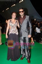 Fardeen Khan with wife Natasha at the IIFA Awards Green Carpet on 9th June 2008(30).jpg