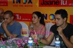 Aamir Khan,Imran Khan and Genelia D�Souza at Jaane Tu Ya Jaane Na team at Inox on July 4th 2008(37).JPG