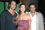 Arjun Rampal with Mehr Jessia Rampal at Olive Launch on July 7th 2008(64).JPG
