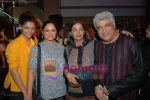 Tanvi Azmi with her daughter, Shabana Azmi, Javed Akhtar at the Rock On music launch in Cinemax on July 7th 2008(63).JPG