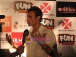 Rahul Dev Giving Interview at Mukhbir Premiere in Fun Cinemas North Square, Delhi on July 8th 2008.jpg