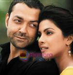 Priyanka Chopra, Bobby Deol in still from the movie Chamku (4).jpg