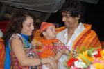Sonu Nigam Lauches Maha Ganesha Allbum along with wife and Kid in Siddhivinayak Temple on 11th August 2008 (28).JPG