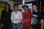 Arjun Rampal, Luke Kenny, Farhan Akhtar with Rock on team visit Fame, Andheri on 2nd September 2008 (2).JPG