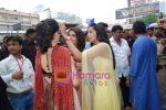 Kangana Ranaut, Priyanka Chopra, Mugdha Godse and Fashion star cast visit Siddhivinayak temple on 11th September 2008 (53).JPG