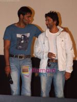 Ajay Devgan, Arshad Warsi at the Unveiling of Golmaal Returns in Cinemax, Versova on 13th September 2008 (4).JPG