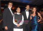 Amitabh Bachchan, Amar Singh, Abhishek Bachchan, Aishwarya Rai at Drona Premiere on 1st october 2008 (3).jpg