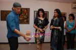 Vidya Malvade inaugurates art exhibition by Ruby Jagrut in Art Desh Gallery, Tardeo on 17th October 2008 (17).JPG