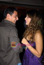 Kim Sharma with her boyfriend at Arjun Khanna bash in Trident on 22nd October 2008 (9).JPG