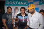 John Abraham, Bobby Deol, Abhishek Bachchan at the Press conference of Dostana in Cinemax on 13th November 2008 (83).JPG