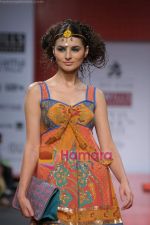 Model walk the ramp for Ritu Kumar at Wills Fashion Week (14).JPG