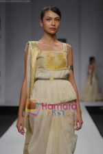 Model walk the ramp for Urvashi Kaur at Wills Fashion Week (2).JPG
