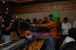 Daler Mehndi at the song recording of _Jaago India_ as part of Mission Shanti in Sound City on 17th December 2008 (5).JPG