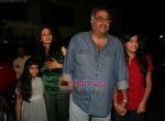 Boney Kapoor, Sridevi with Kids at ghajini special screening on 23rd December 2008.jpg