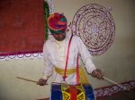 Traditional Rajasthani dhol at PADHARO SE musical show on 25th December 2008.jpg